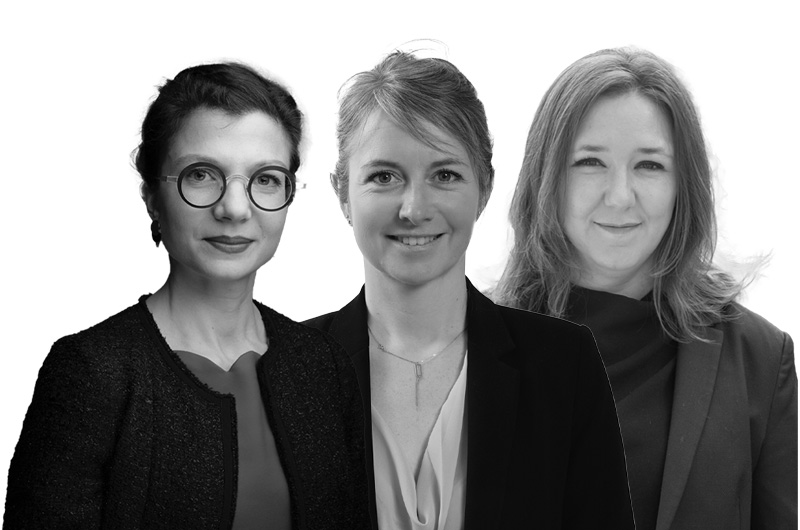 Bénédicte Peyrol, Laurie Chesné, Cécile Goubet